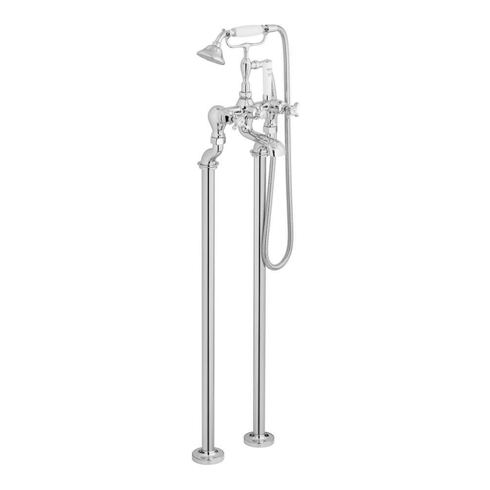Booth & Co. Axbridge Cross Floorstanding Bath Shower Mixer